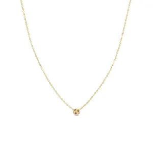 14k Itty Bitty Soccer Ball Necklace