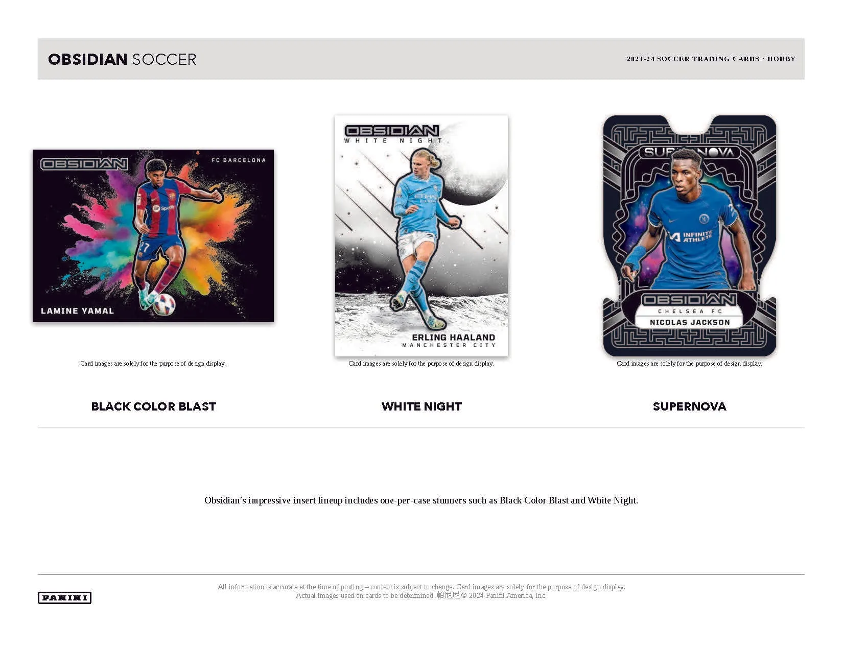2023-24 Panini Obsidian Soccer Hobby Box
