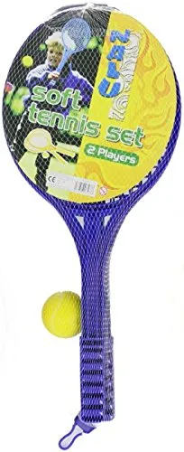 3 Piece Soft Tennis Set - 3 Assorted Colours - 1 Supplied