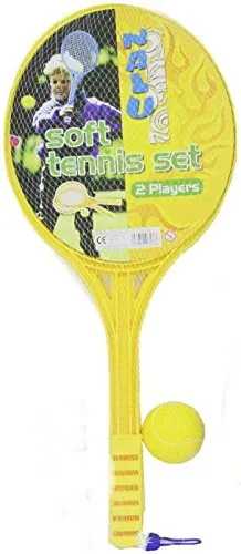 3 Piece Soft Tennis Set - 3 Assorted Colours - 1 Supplied