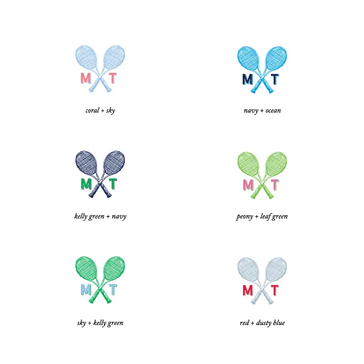 4.25x5.5" Notecard | tennis