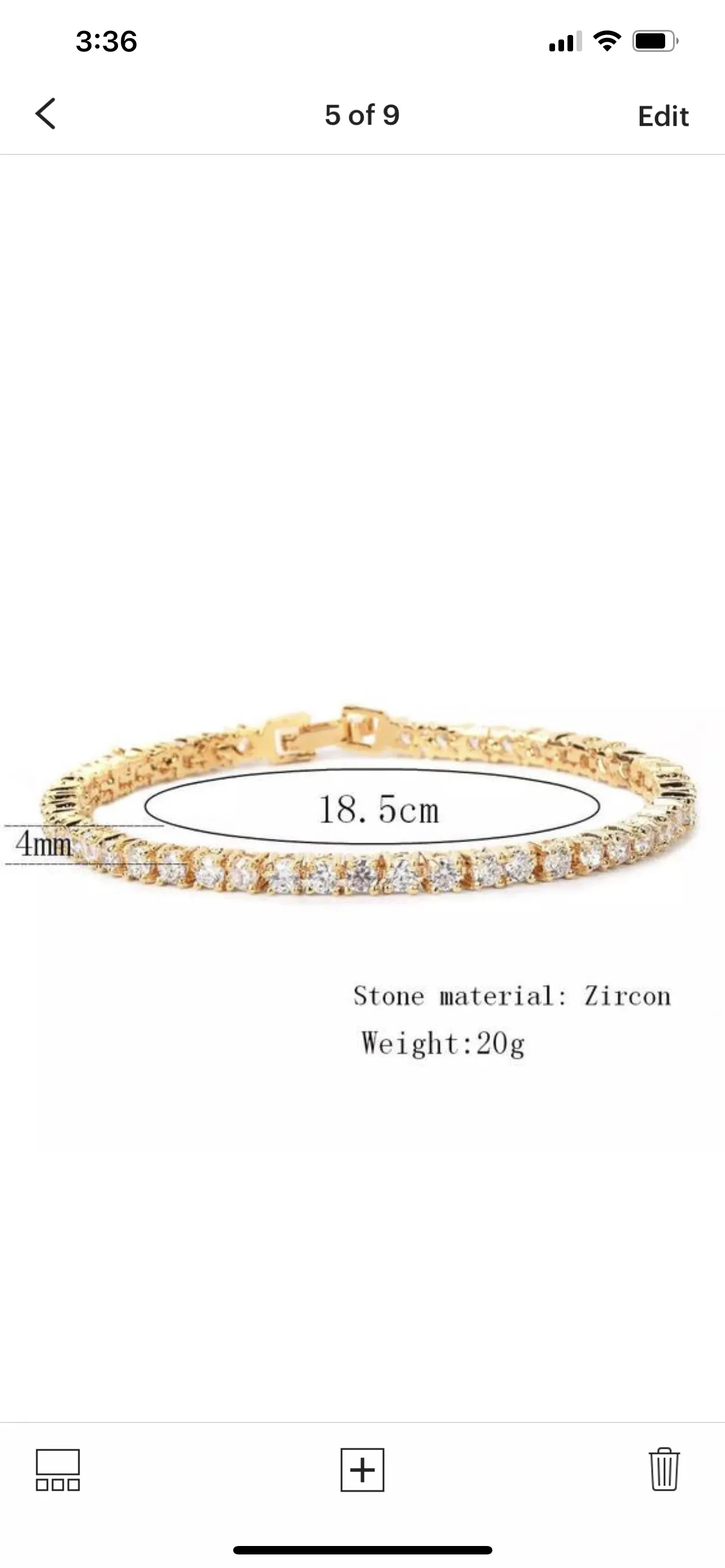 5MM TENNIS BRACELET