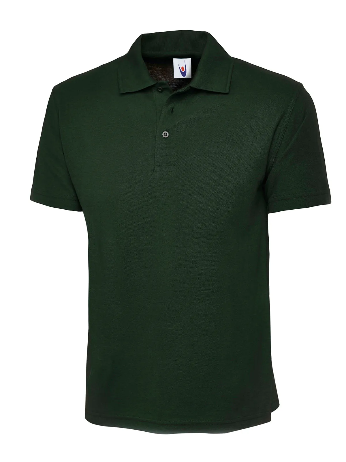 Active Polo Shirt with Easy Clean Printed Logo