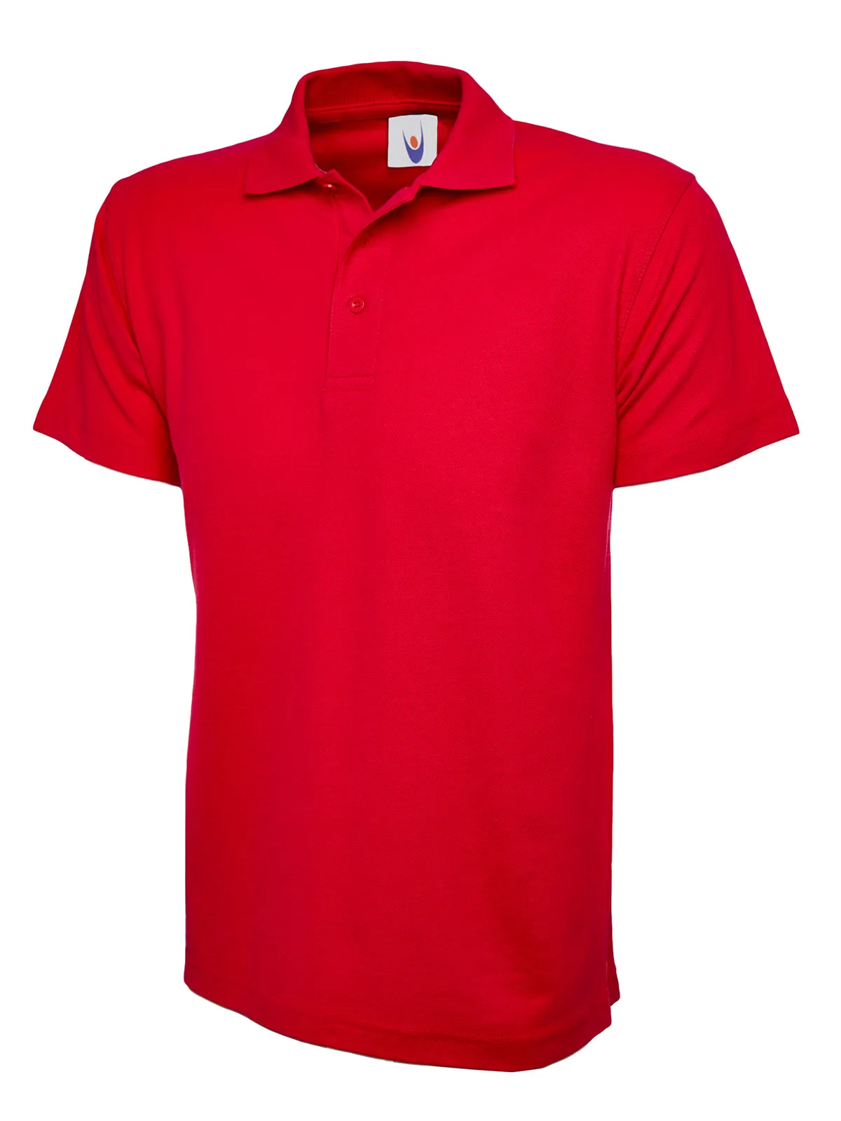 Active Polo Shirt with Easy Clean Printed Logo