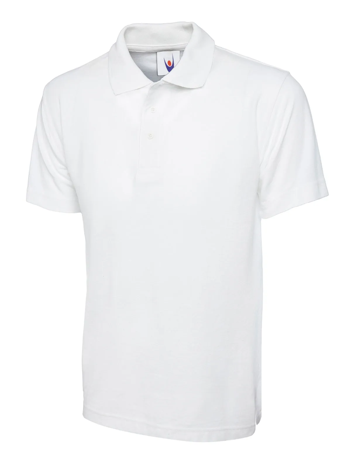 Active Polo Shirt with Easy Clean Printed Logo