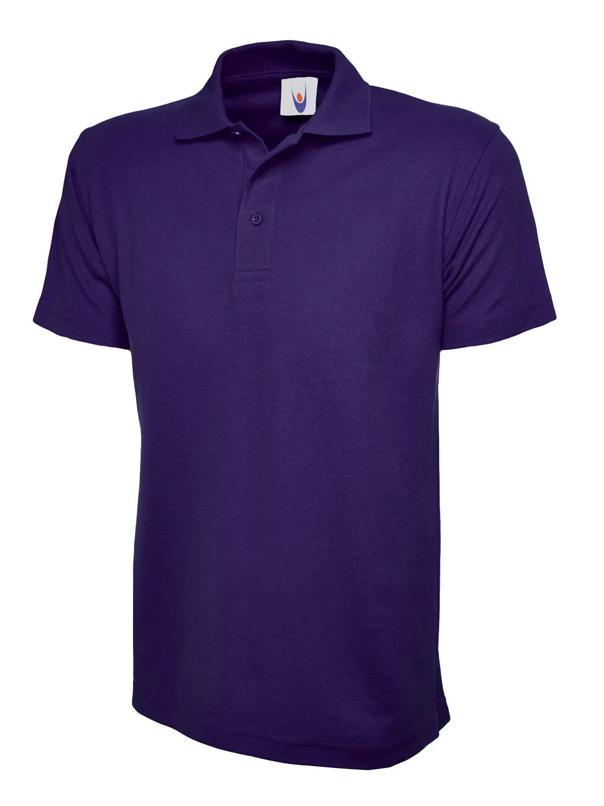 Active Polo Shirt with Easy Clean Printed Logo