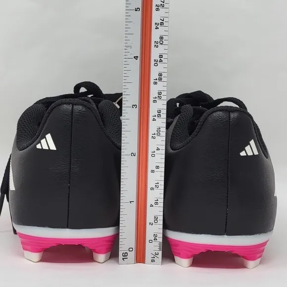 Adidas Copa Pure.4 Fg Jr GY9041 Soccer Cleats Black White Pink Youth Size 1 New