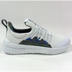 Adidas Lite Racer Adapt 5.0 Kids Size 2 White Camo Low Shoes Sneakers GW7156