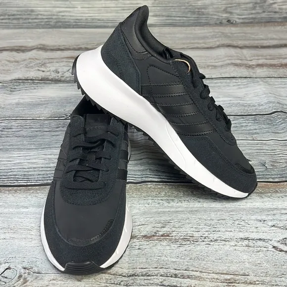 Adidas Originals Retropy F2 Sneaker Core Black/Core Black/White Sz 7 Big Kid