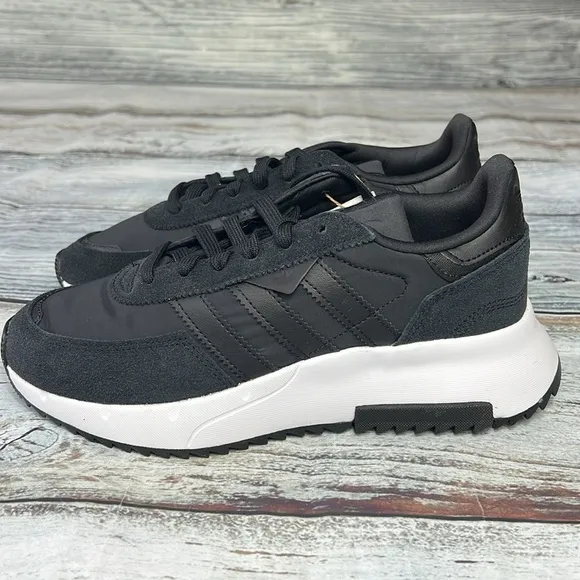 Adidas Originals Retropy F2 Sneaker Core Black/Core Black/White Sz 7 Big Kid