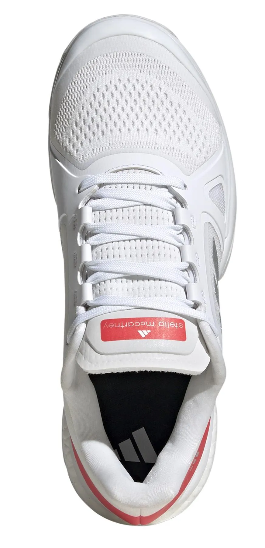 ADIDAS Stella Court Womens Tennis Shoes - White / Red