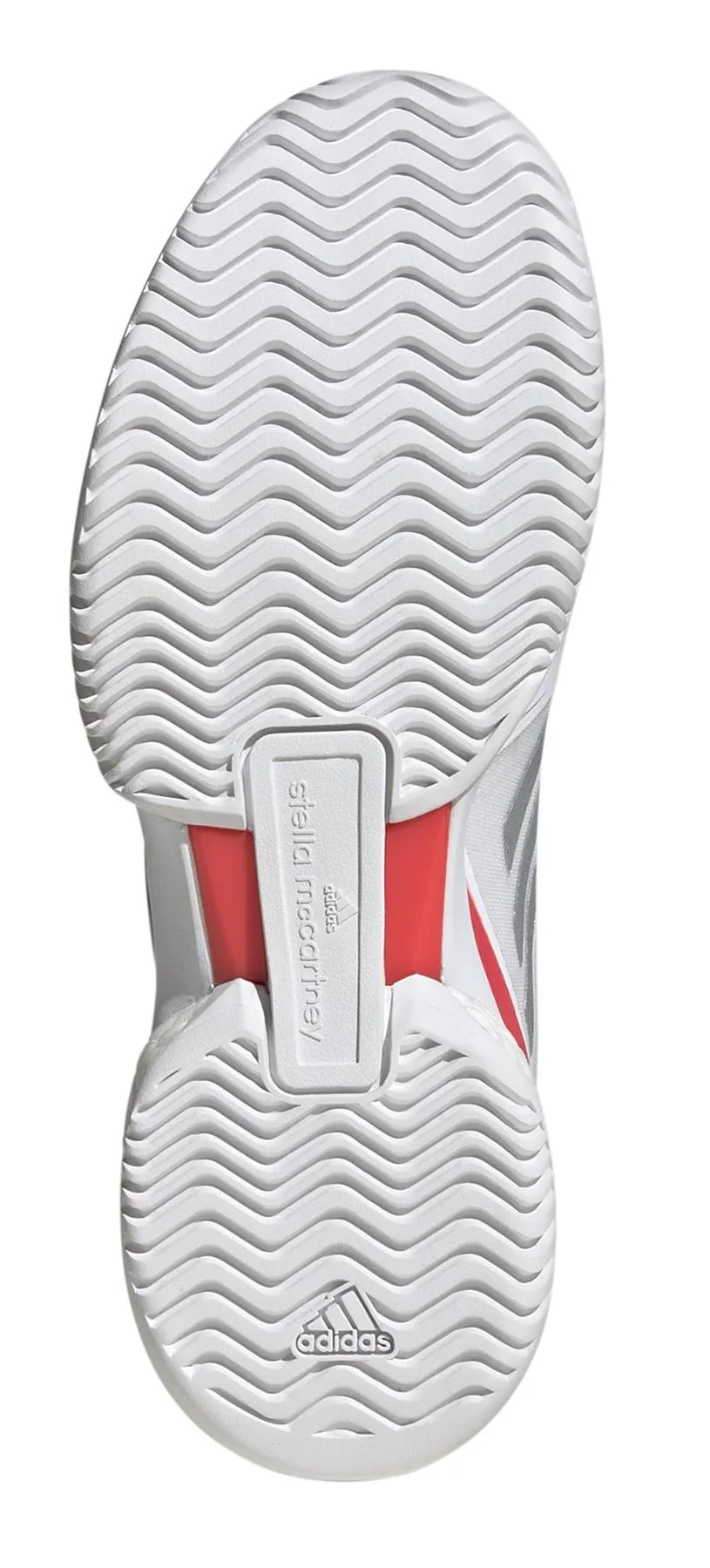 ADIDAS Stella Court Womens Tennis Shoes - White / Red