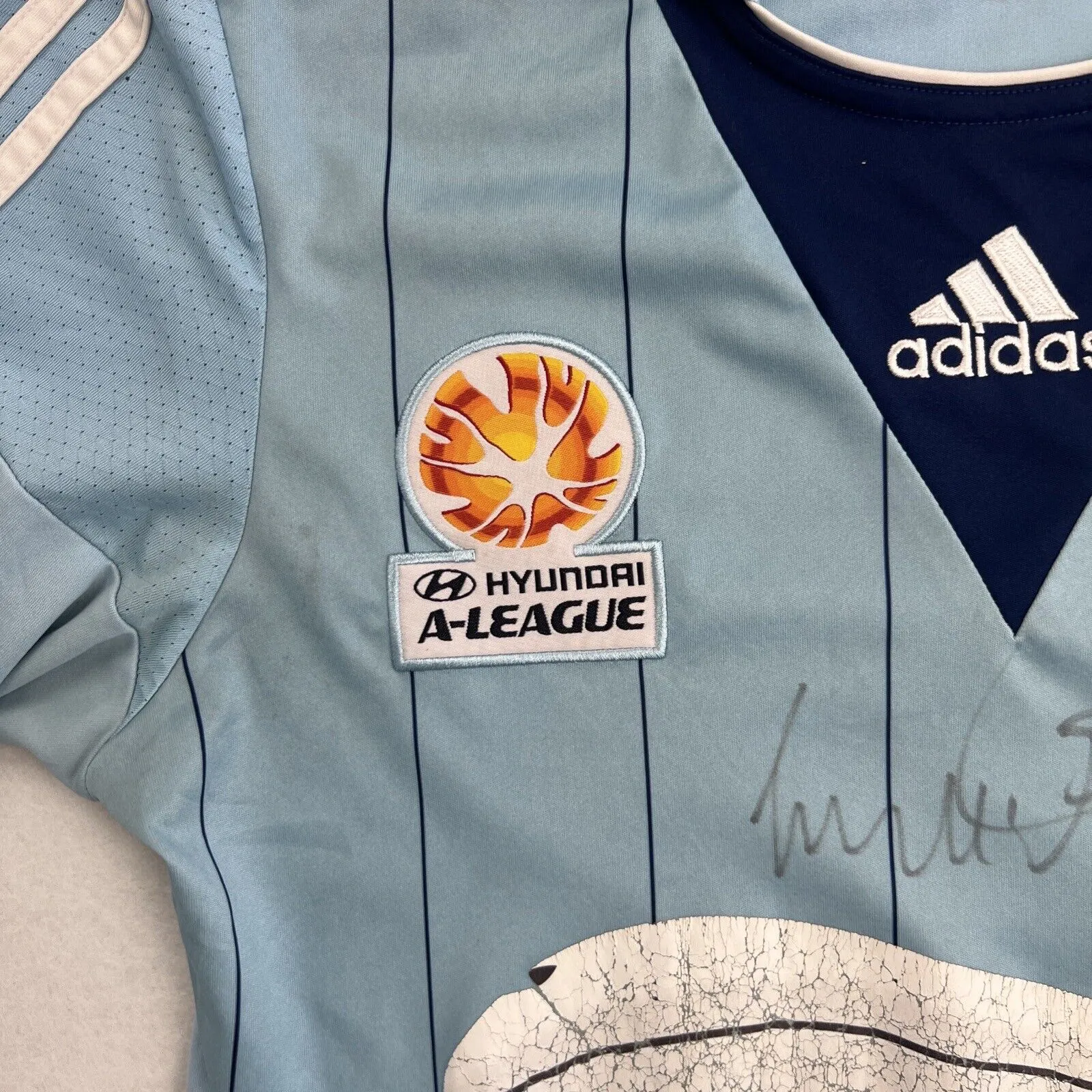 Adidas Sydney FC Hyundai A-League Football Jersey Soccer Jersey Size S Read desc