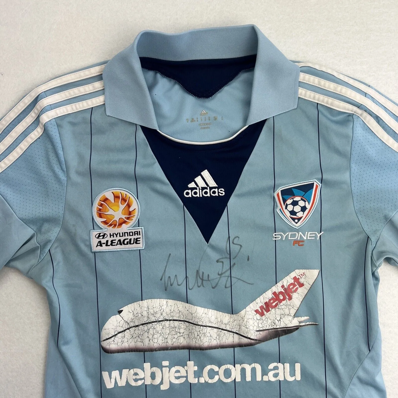 Adidas Sydney FC Hyundai A-League Football Jersey Soccer Jersey Size S Read desc