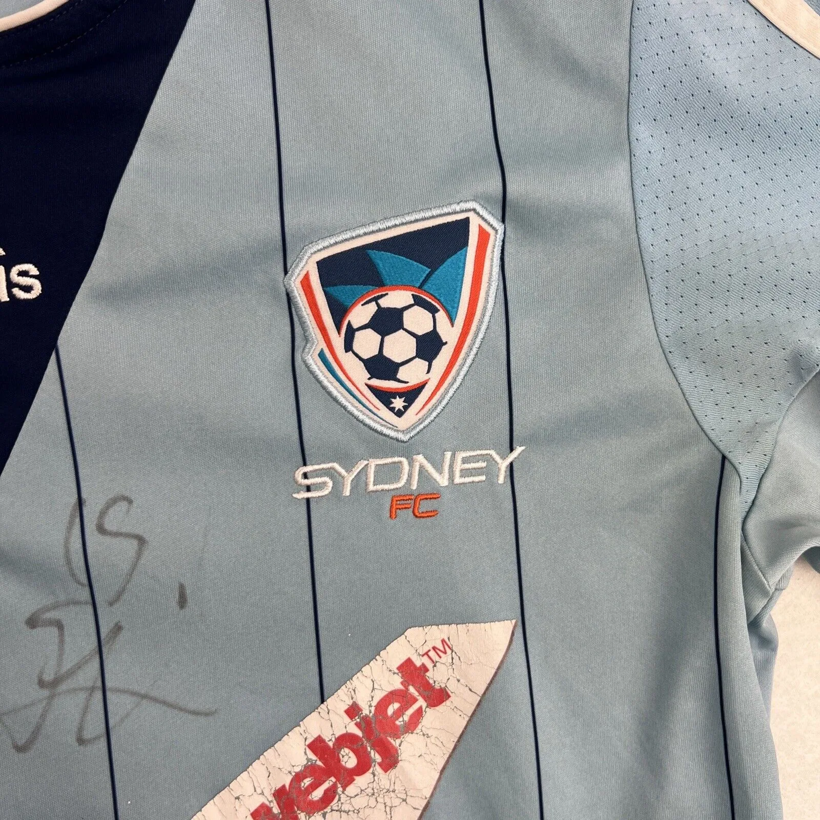 Adidas Sydney FC Hyundai A-League Football Jersey Soccer Jersey Size S Read desc