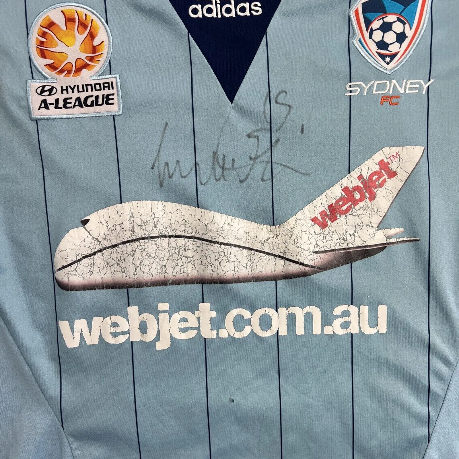 Adidas Sydney FC Hyundai A-League Football Jersey Soccer Jersey Size S Read desc