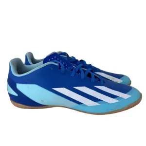 Adidas X Crazyfast.4 Indoor Soccer‎ Shoes IE1585 Blue Men's Size 12