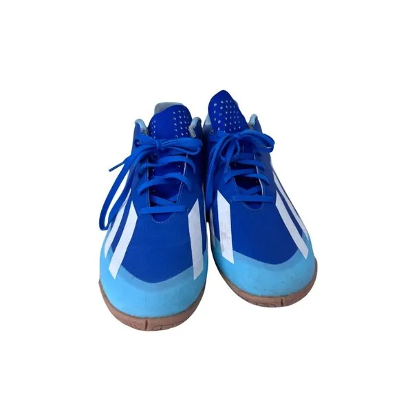 Adidas X Crazyfast.4 Indoor Soccer‎ Shoes IE1585 Blue Men's Size 12