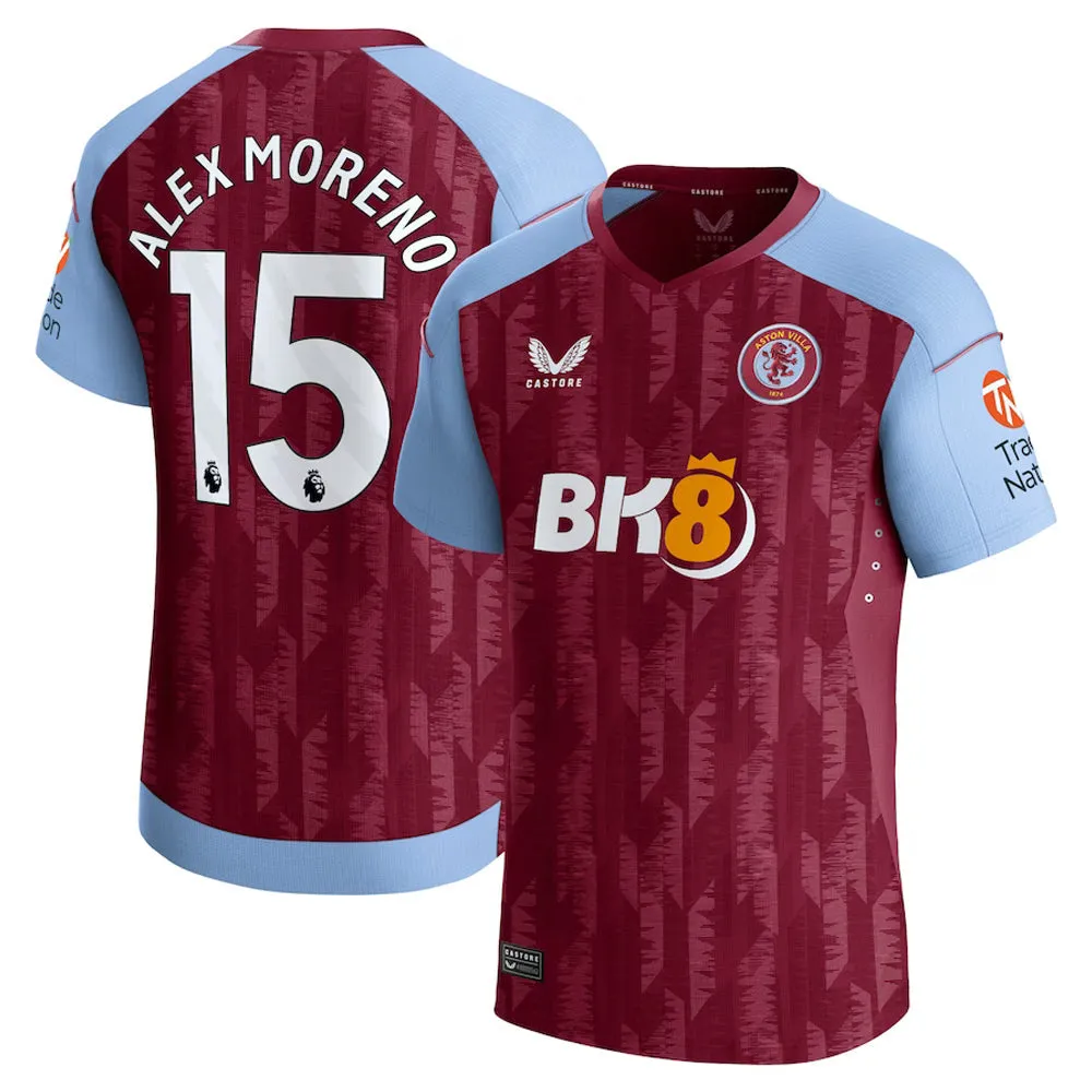 Alex Moreno Aston Villa 15 jersey