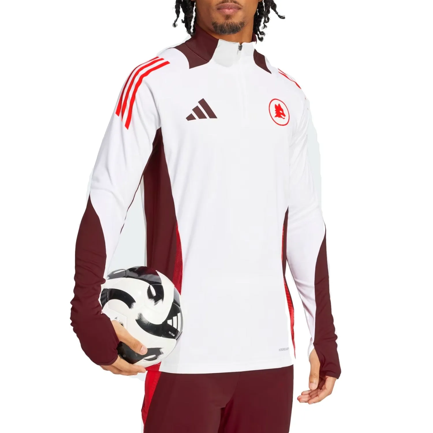 AS Roma training technical Soccer tracksuit 2024/25 - Adidas