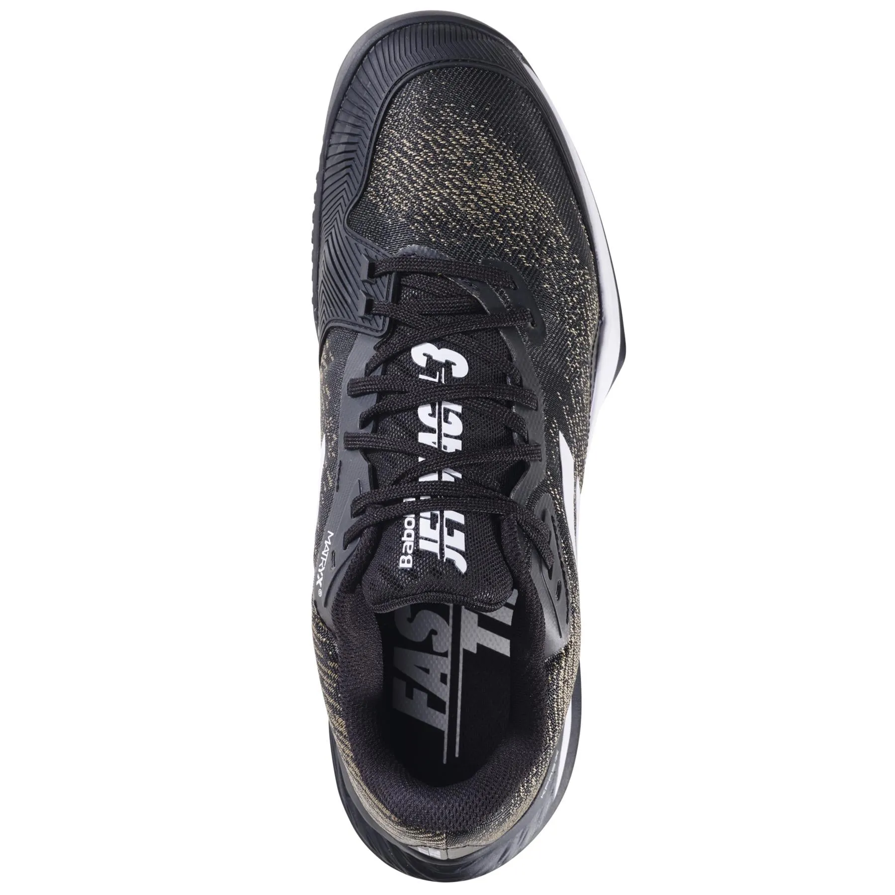 Babolat Jet Mach 3 Sand Grass Mens Wide Tennis Shoes - Black / White