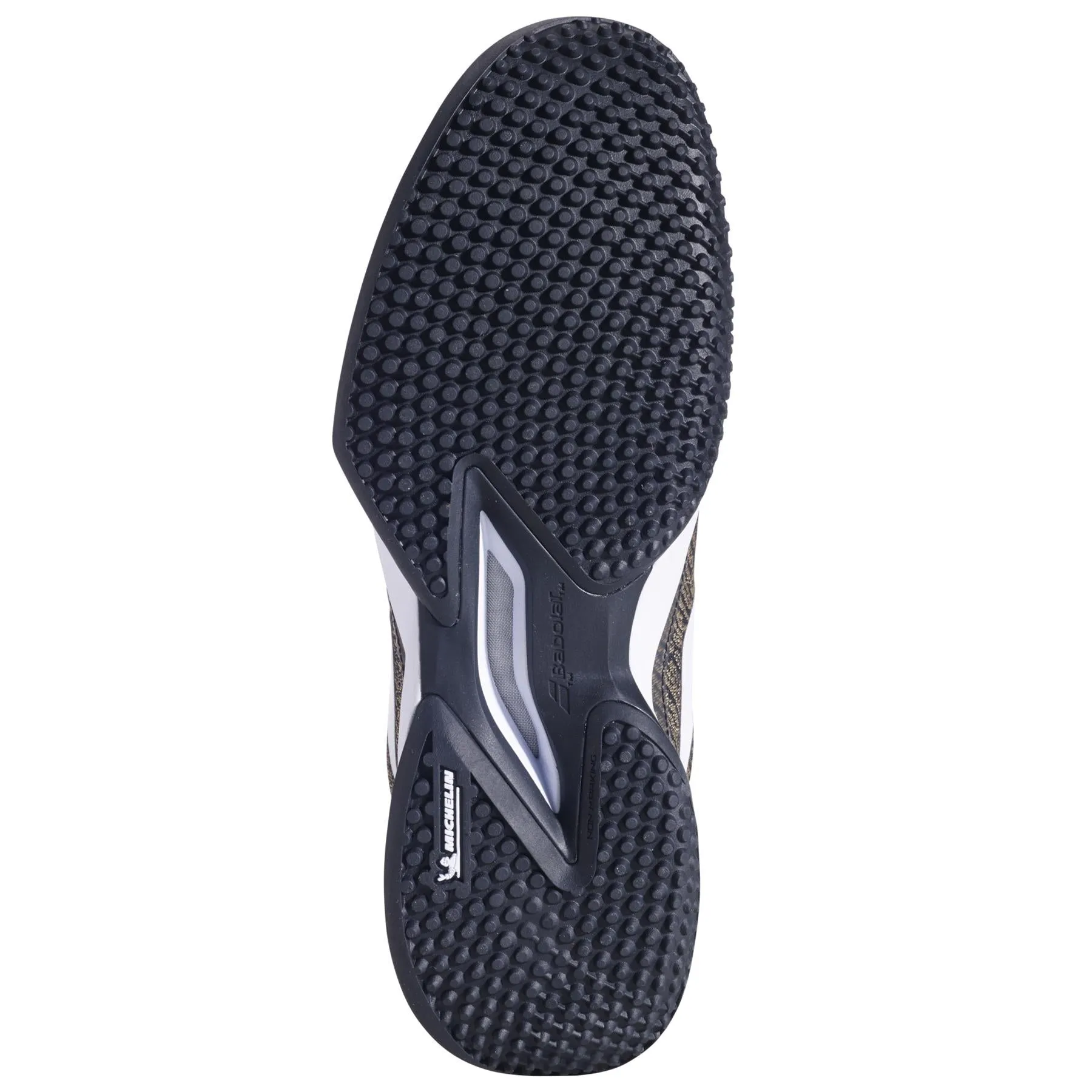 Babolat Jet Mach 3 Sand Grass Mens Wide Tennis Shoes - Black / White