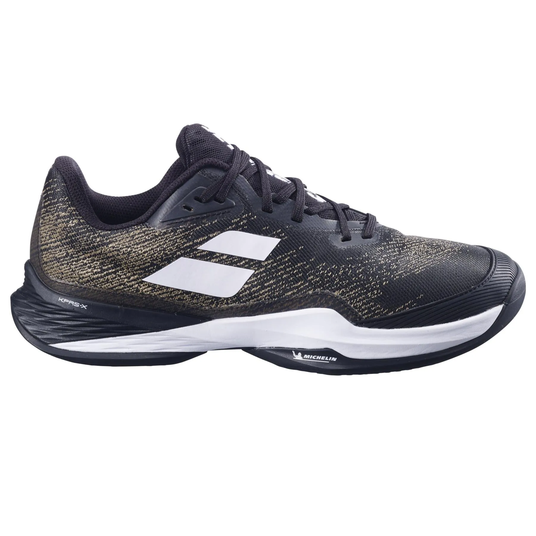 Babolat Jet Mach 3 Sand Grass Mens Wide Tennis Shoes - Black / White
