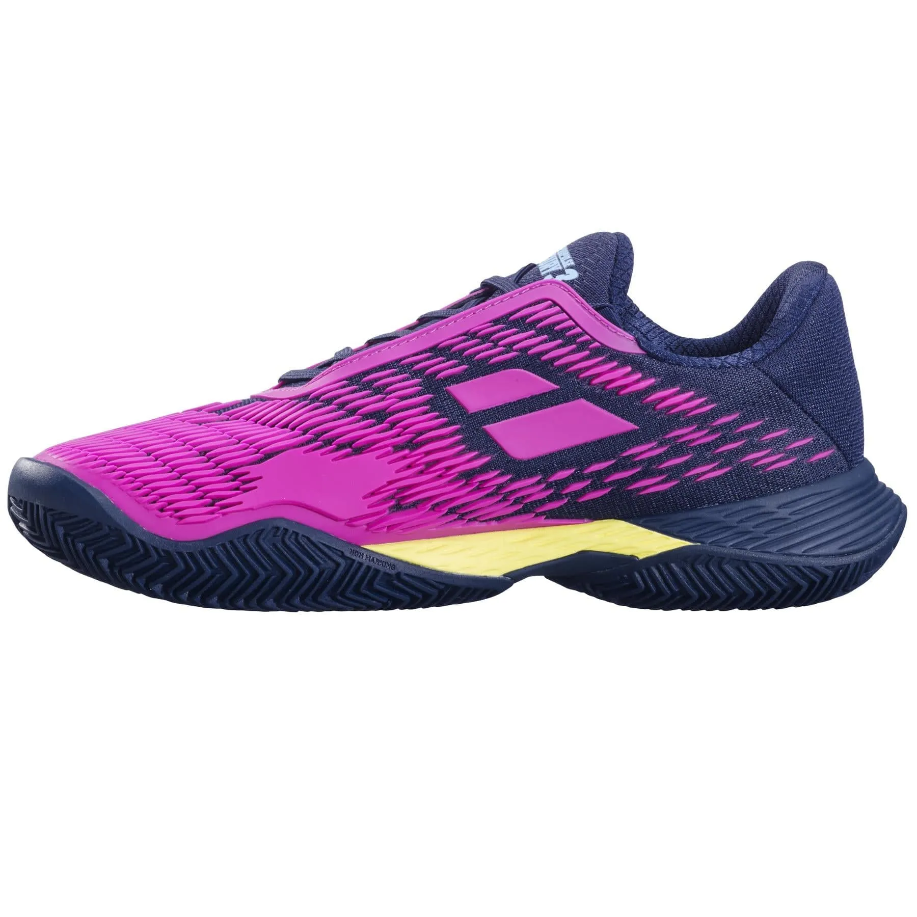 Babolat Propulse Fury 3 2024 Mens Tennis Shoes - Dark Blue / Pink Aero