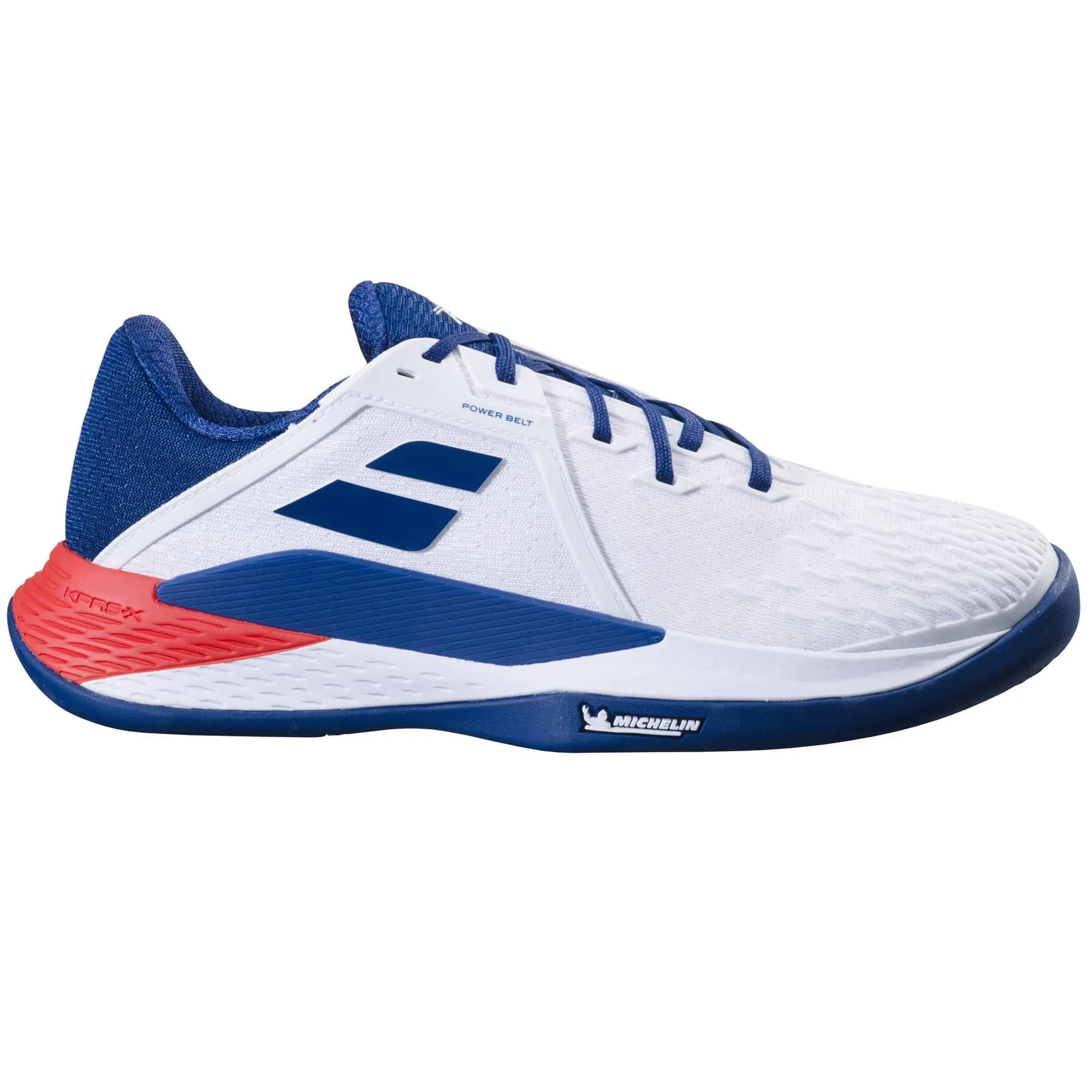 Babolat Propulse Fury 3 2024 Mens Tennis Shoes - White / Estate Blue