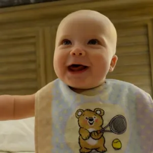 Baby Bear Tennis Bib