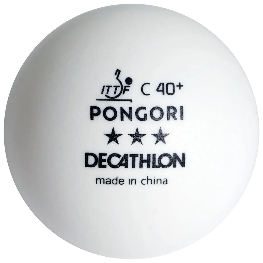 BALLES DE TENNIS DE TABLE TTB 900C 40  3* X4 BLANCHES