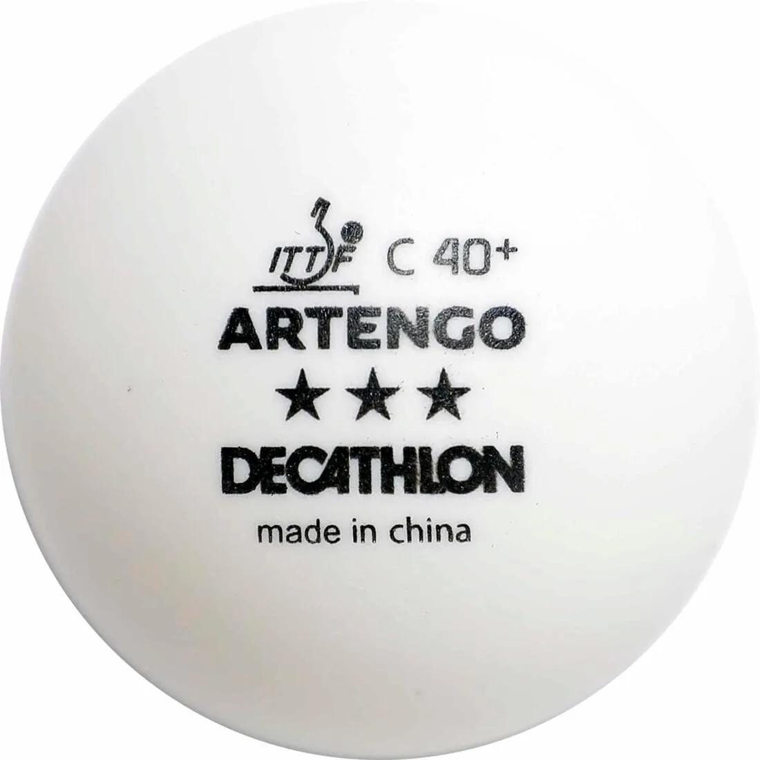 BALLES DE TENNIS DE TABLE TTB 900C 40  3* X4 BLANCHES