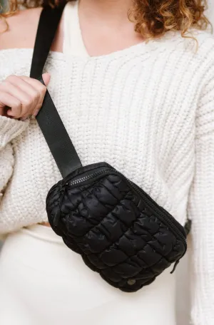 Black Puffer Crossbody
