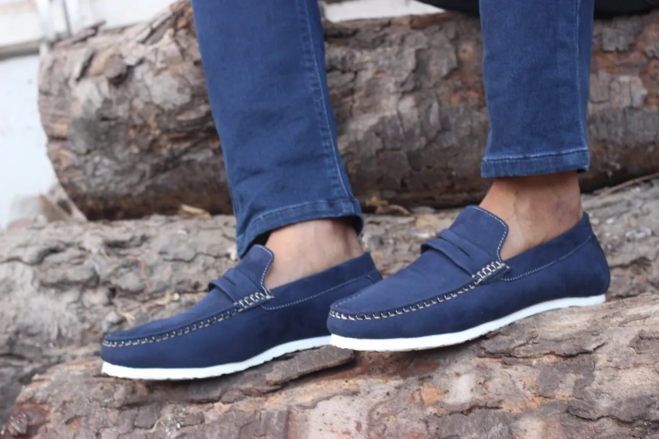 Blue Suede Men Drivers
