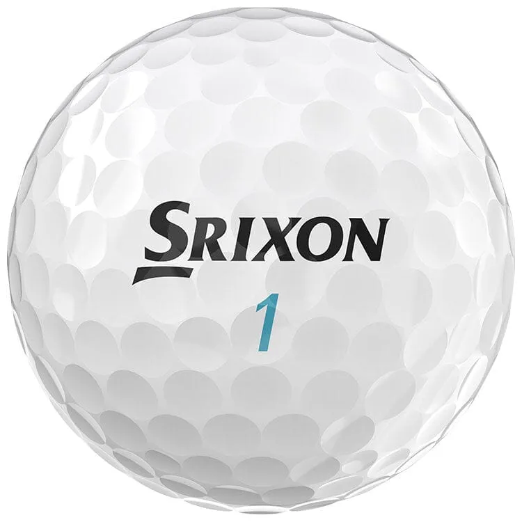 Bolas de golf Srixon UltiSoft blancas, paquete de 12
