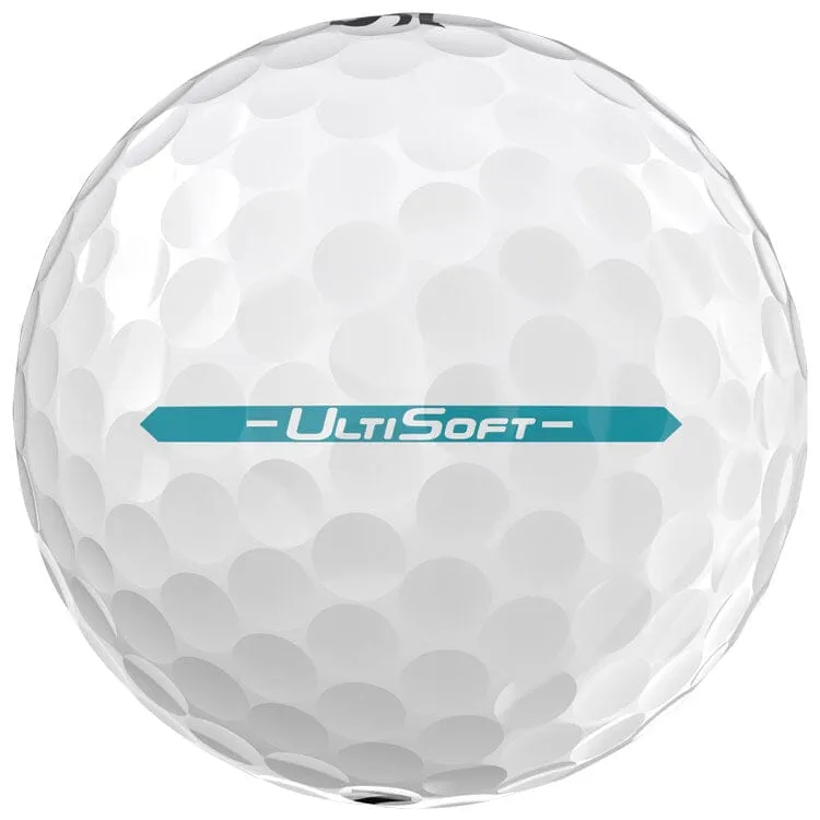 Bolas de golf Srixon UltiSoft blancas, paquete de 12