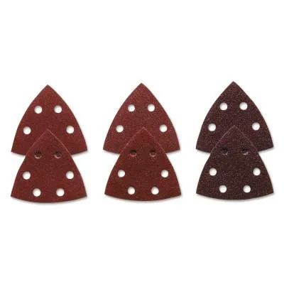 Bosch Tool Corporation RED DETAIL SANDING TRIANGLE  60/120/240GR (6PK), SDTR000