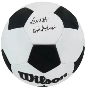 Brett Goldstein (Roy Kent) Signed Wilson B&W Sz-5 Soccer Ball (Ted Lasso)(SS COA
