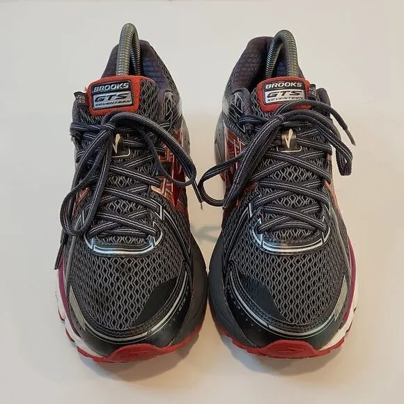 Brooks Adrenaline GTS 17 Running Shoes Anthracite/Fest Fuchsia Women's Sz 9 1/2