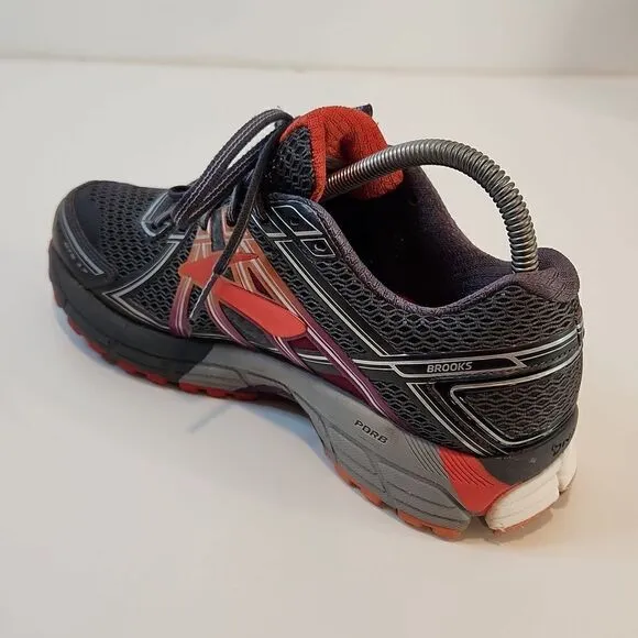 Brooks Adrenaline GTS 17 Running Shoes Anthracite/Fest Fuchsia Women's Sz 9 1/2