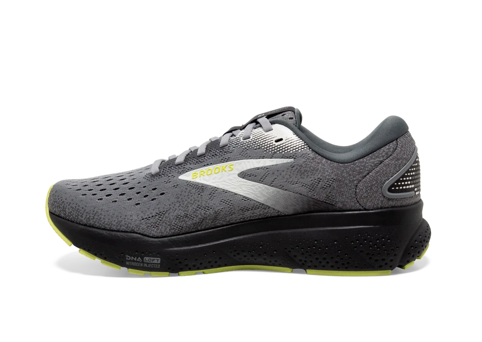 Brooks Ghost 16 (4E Width) - Primer/Grey/Lime (Mens)