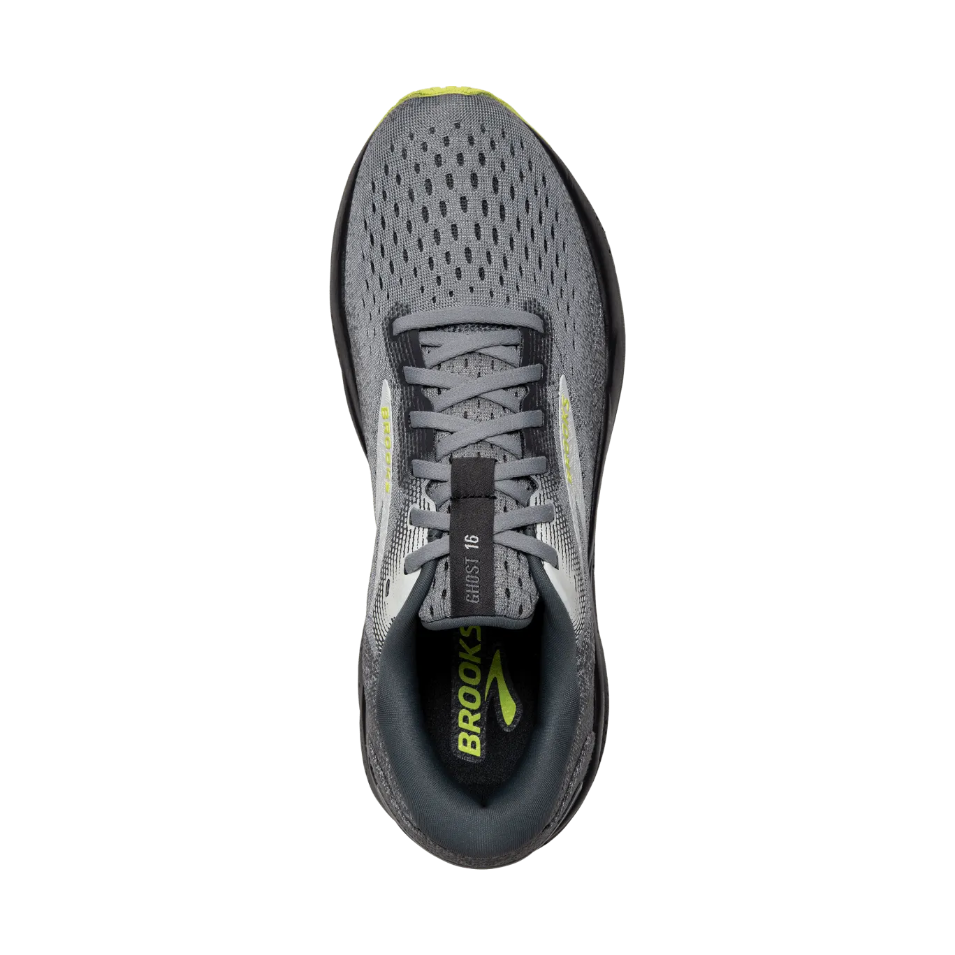Brooks Ghost 16 (4E Width) - Primer/Grey/Lime (Mens)
