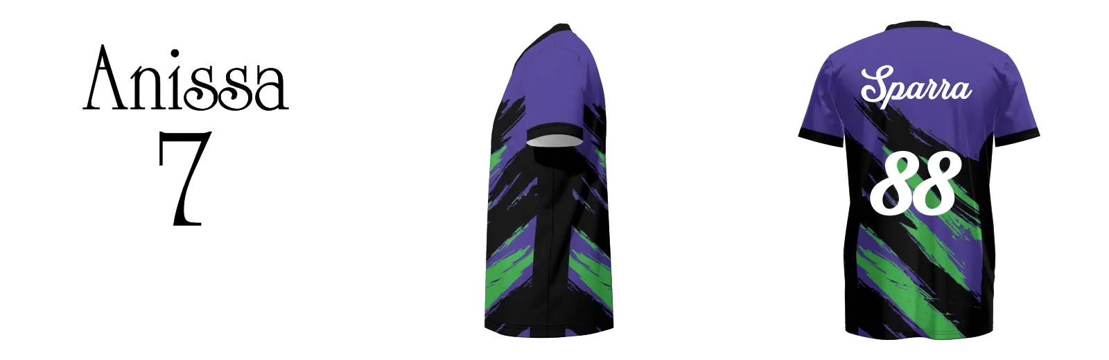 Brushes Soccer Jersey Design Your Own