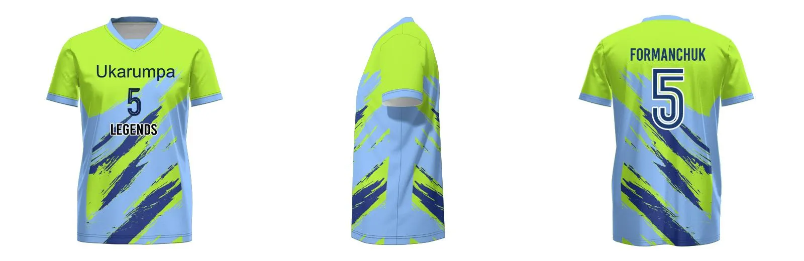 Brushes Soccer Jersey Design Your Own