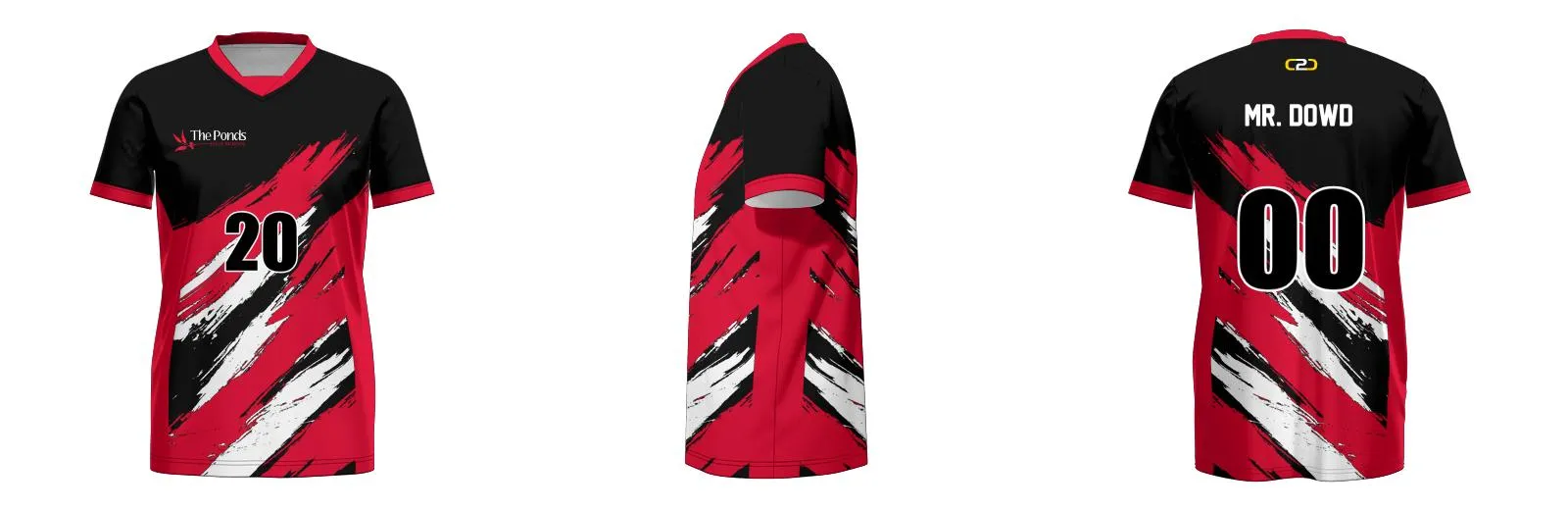 Brushes Soccer Jersey Design Your Own