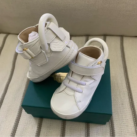 Buscemi Italian Hand Crafted Leather Shoes - White NWB