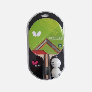 Butterfly Stayer 1800 Table Tennis set (1 TT Bat   2 Balls)