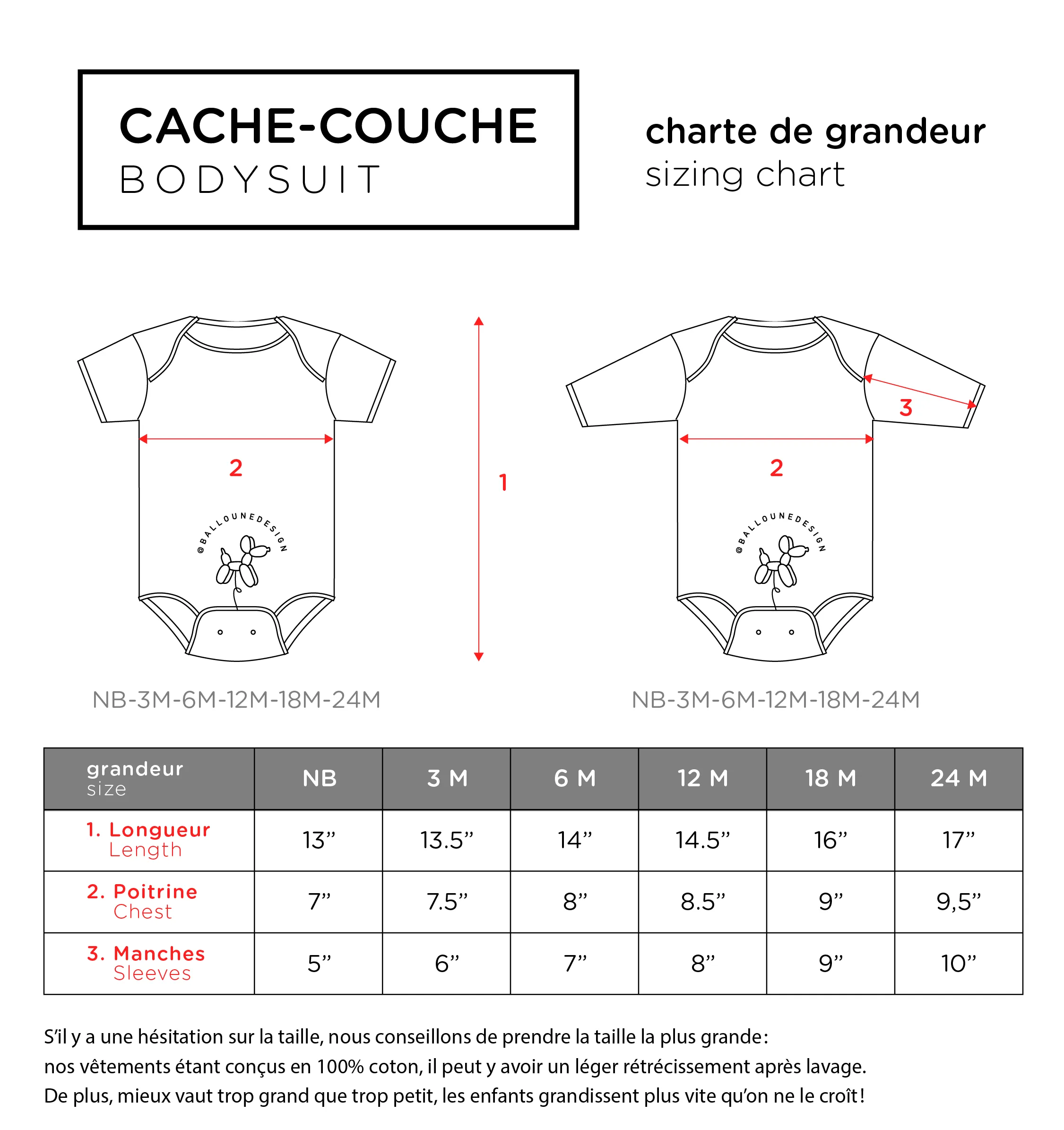 Cache-couche personnalisé PRÉNOM - rose blush à manches courtes