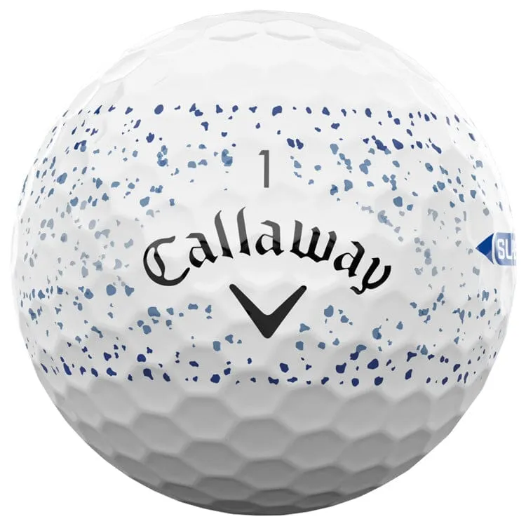 Callaway Supersoft Blue Splatter Golf Balls 12Pk