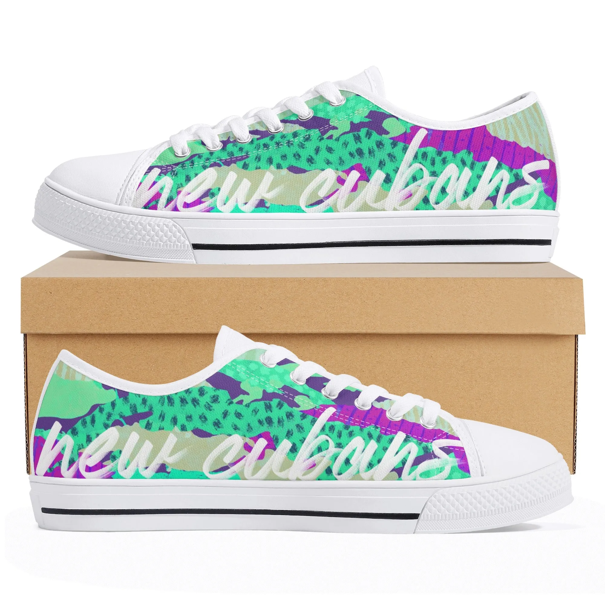 Camo-Flash Mens Low Top Canvas Shoes